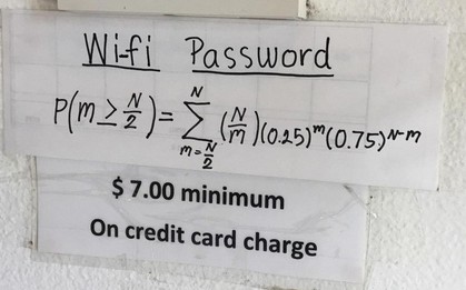 Những pass wifi siêu khó nhằn bằng Toán học khiến dân tình thà tốn tiền dùng 3G còn hơn ngồi giải
