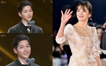 Song Joong Ki hạnh phúc cập nhật tình hình của bà xã và cuộc sống tân hôn tại KBS Drama Awards