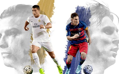 Những màn biểu diễn ngẫu hứng của Messi và Ronaldo trên sân tập