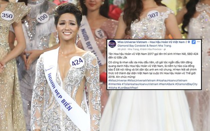 Fanpage Hoa hậu Hoàn vũ Việt Nam bị chỉ trích khi gọi H'Hen Niê là “hoa hậu da màu đầu tiên”