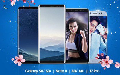 Mua smartphone Samsung trợ giá khủng lên đến 11 triệu đồng