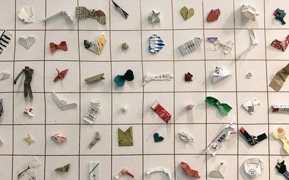 Anh bồi bàn Nhật Bản mở triển lãm Origami nhờ thu nhặt 13.000 vỏ đũa dùng một lần