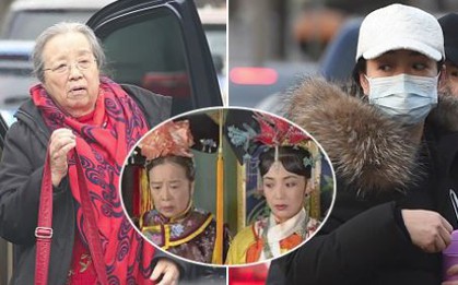 "Dung Ma Ma" tái ngộ "Hoàng hậu" sau 20 năm "Hoàn Châu Cách Cách", Giả Nãi Lượng mệt mỏi và xuống sắc tại buổi tập