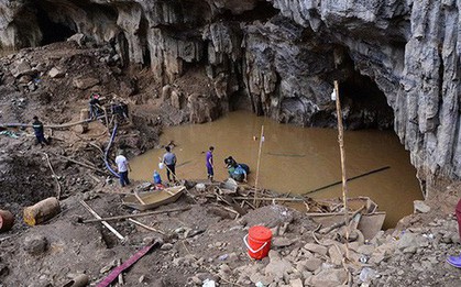Sập mỏ vàng ở Hòa Bình: Hình ảnh cứu hộ ngày thứ 5 liên tiếp