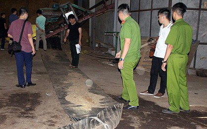 Nam công nhân chết bất thường, đầu bị móp, đứt cánh tay