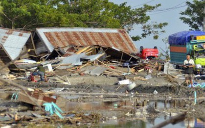 Indonesia: Lở đất chôn vùi 34 ngôi nhà, 8 người chết