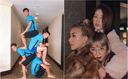 Bỏ túi loạt trend chụp ảnh nhóm bạn đầy sáng tạo do hội hot girl, cầu thủ mách nước