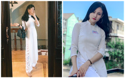 Nữ sinh Việt diện áo dài trắng: Người xinh đẹp trong trẻo xuất sắc, người quyến rũ với 3 vòng siêu chuẩn