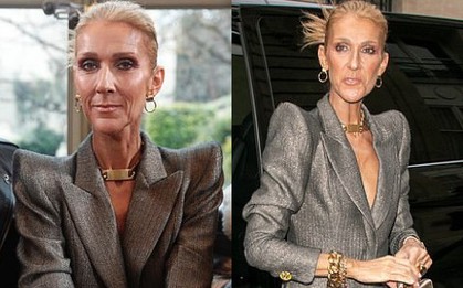 Celine Dion gây xôn xao với diện mạo hốc hác, gầy trơ xương khi dự sự kiện cùng "người tình tin đồn" điển trai