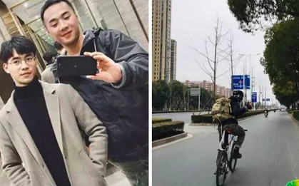 Sợ cảnh chen chúc tàu xe, nam sinh đạp xe 500km, đi hết 7 ngày để về nhà ăn Tết