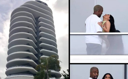 Sau drama MXH với Drake, vợ chồng Kim hâm nóng tình cảm bằng việc tậu nhà mới nhìn như cái bóng đèn