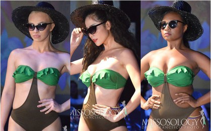 Hoàng Hạnh diện bikini đọ dáng bên dàn thí sinh Miss Earth ngấn mỡ nhưng vẫn chưa tạo nên kỳ tích!