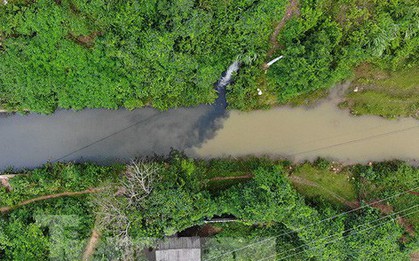 Toàn cảnh nhà máy nước sông Đà, nơi nguồn nước sạch cho Thủ đô đang bị đe dọa