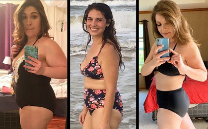 Cô gái 26 tuổi giảm gần 50kg trong 1 năm nhờ phương pháp mà không phải ai cũng dám làm