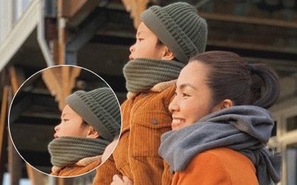 Tăng Thanh Hà khoe khoảnh khắc cực tình cảm bên cạnh con trai, hé lộ cận khuôn mặt bé: Soái ca tương lai đây rồi!