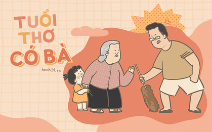 Bộ tranh: Sẽ buồn biết bao nhiêu nếu những ngày thơ bé ấy, bên cạnh chúng ta thiếu đi sự tồn tại của bà