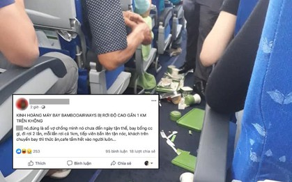 Máy bay rung lắc khiến đồ ăn rơi vãi khắp khoang nhưng cách xử lý của Bamboo Airways lại khiến nhiều người tán thưởng