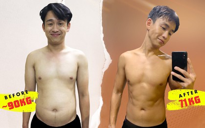 Sốc với hình ảnh MC Quang Bảo lúc béo chạm mức 90kg, nhìn đến body hiện tại mới bất ngờ