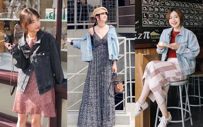Giờ áo khoác denim toàn được diện theo cách "điệu đời" thế này, bạn phải bắt sóng luôn để trời trở lạnh là kịp xinh đẹp