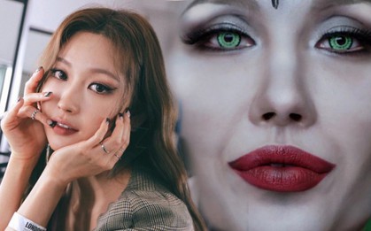 Netizen Hàn ngả mũ bái phục Risabae với màn cosplay thành Maleficent siêu đỉnh cao