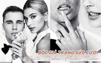 Bóc giá bộ trang sức cưới của vợ chồng Justin Bieber: Nhẫn cô dâu tận 12 tỉ, nhẫn chú rể rẻ hơn 26 lần bộ răng kim cương?