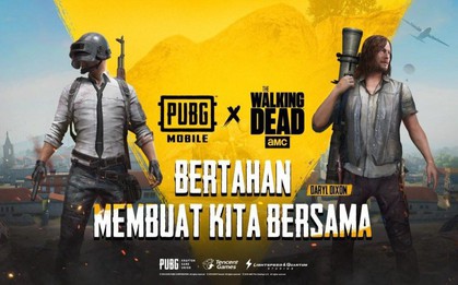 PUBG Mobile mang vũ trụ xác sống The Walking Dead vào cuộc chiến sinh tồn