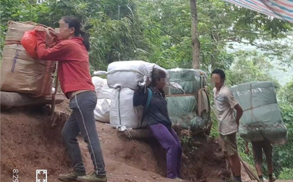 Tận thấy đường đi của hàng lậu “tuồn” từ Trung Quốc về Việt Nam