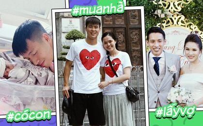 2019 đúng là năm "được mùa" của hội cầu thủ, hết cưới vợ sinh con lại tới mua nhà sắm xe ầm ầm!