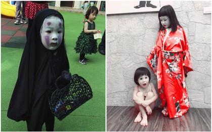 Cô bé Vô Diện năm nào giờ đã lớn bổng, tiếp tục tái xuất với màn hóa trang Halloween cực độc