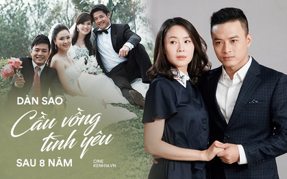 Dàn sao "Cầu Vồng Tình Yêu" sau 8 năm: "Vợ chồng Mộc Miên" rủ nhau mọc sừng ở "Hoa Hồng Trên Ngực Trái"