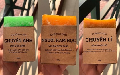 Dân mạng phát sốt trước cục xà bông dành cho dân chuyên các môn, dùng đến đâu kiến thức ngấm vào người đến đấy