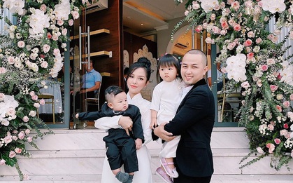 Gia đình Thế Bảo - Trang Pilla rạng rỡ trong ngày cưới Bảo Thy, dặn dò cô út “không buồn, không khóc nhè nhé!”