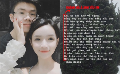 Nỗ lực như Phan Hoàng: Làm thơ thôi chưa đủ, còn cất công gửi gắm bí mật ở mỗi chữ cái đầu câu để làm lành với Khánh Hà