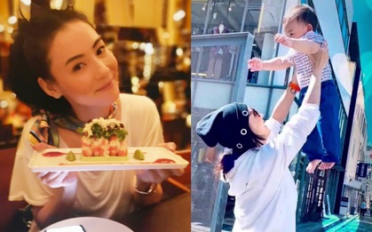 Nhìn quý tử thứ 3 bụ bẫm ngày sinh nhật mới biết Trương Bá Chi chăm con khéo thế nào giữa scandal rúng động