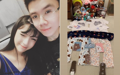 Vừa nối lại tình xưa, thiếu gia Phan Hoàng đã tặng Khánh Hà cả núi đồ đạc, book vé đi Thái Lan trong đêm chỉ vì bạn gái thèm kem cuộn
