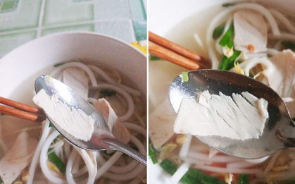 Đăng đàn "khoe" bát bánh canh có miếng thịt mỏng như tờ giấy, cô gái khiến dân tình sốt ruột: Thở nhẹ thôi, bay mất bây giờ!