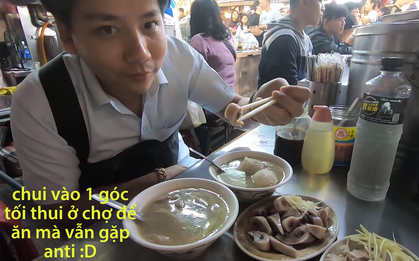 Khoa Pug gặp anti fan ngay trong lúc đang quay vlog ở Đài Loan, lập tức đổi thái độ mất hứng và có phần rụt rè