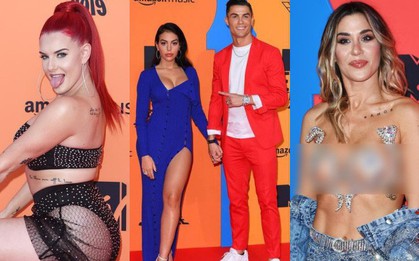 Thảm đỏ MTV EMAs 2019: Ronaldo và bạn gái nổi bần bật, loạt mỹ nhân hở bạo nóng mắt, mặc như không