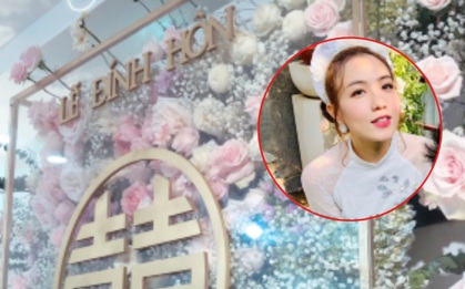 Mie Nguyễn làm đám hỏi với bạn trai, diện áo dài xinh đẹp xuất sắc