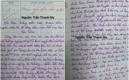 Cười ngất trước bài văn 1 điểm tả công việc của bố mẹ nam sinh: Bố chỉ việc nấu cơm cho cả nhà, mẹ khi làm việc rất tập trung không ai dám ồn ào!
