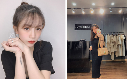 Ái nữ nhà Minh Nhựa lần đầu khoe bụng bầu, nhan sắc rạng rỡ "cân đẹp" chuyện mang thai