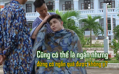 Sao nhập ngũ: Jun Phạm năn nỉ đừng cắt tóc quá ngắn, "cân team" khi co tay xà đơn