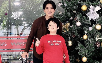 Con trai Tim - Trương Quỳnh Anh gây ngỡ ngàng với ngoại hình lớn khó tin, mới lên 8 đã cao ngang ngửa bố