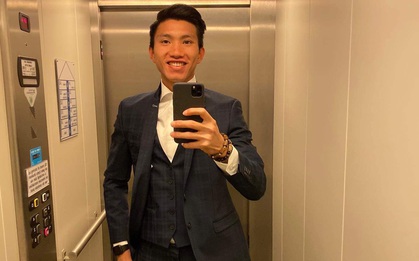 Văn Hậu bảnh bao trong bộ vest lịch lãm, fan trầm trồ: "Đi ra sân thi đấu lại tưởng đi event"