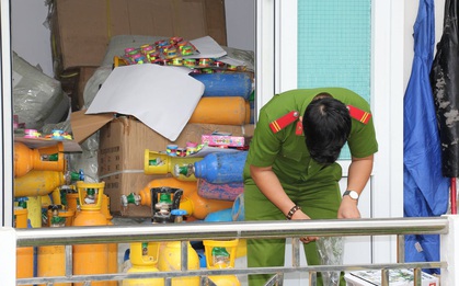 Bắt hơn 1 tấn khí bóng cười được ngụy trang như chở... Oxy để cung cấp cho các vũ trường ở Đà Nẵng