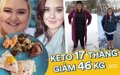 Không cài được dây an toàn trên chuyến bay đi trăng mật, cô nàng mũm mĩm quyết dùng Keto giảm liền 46kg trong 17 tháng