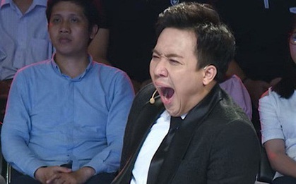 Trấn Thành có không ít lần lộ vẻ mệt mỏi, ngái ngủ khi đang quay show truyền hình