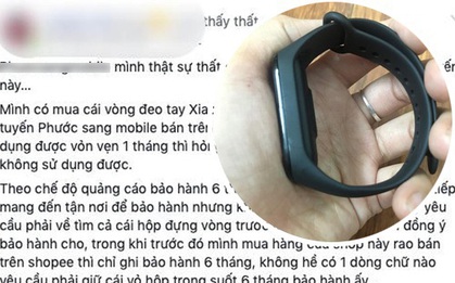Hà Nội: Khách hàng bức xúc vì shop yêu cầu “tìm lại vỏ hộp” khi đi bảo hành vòng đeo tay thông minh bị lỗi