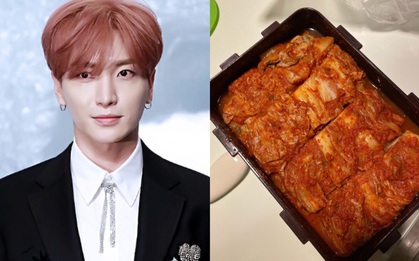 Được mẹ của J-Hope (BTS) gửi tặng kim chi, xem ra mối quan hệ của Leeteuk (Super Junior) với gia đình Hobi đúng là "không phải dạng vừa đâu"