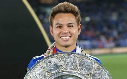 Cầu thủ Thái Lan đá hỏng penalty trên sân Mỹ Đình hôm 19/11 vừa ghi bàn giúp Yokohama vô địch quốc gia Nhật Bản, lập kỷ lục đáng tự hào cho bóng đá Đông Nam Á